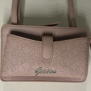 Guess Light Pink Crossbody Bag